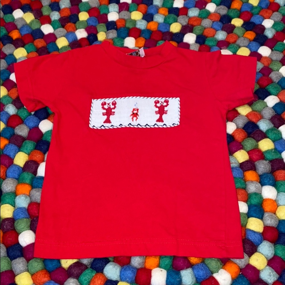 Crawfish Smocked Tee